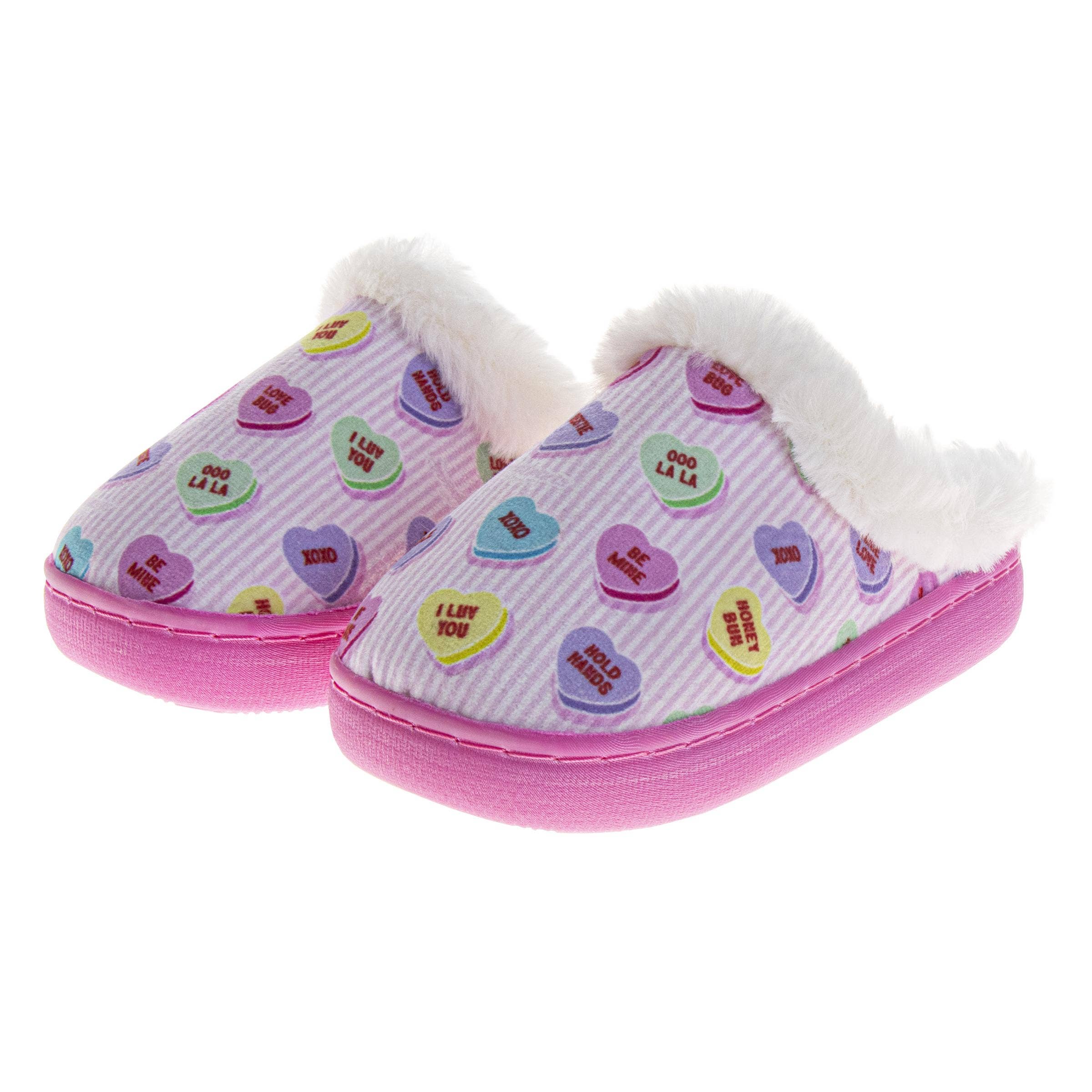 Josmo Shoes Inc - Wholesale Slippers - Kids - Sweethearts Purple Heart Plush Slippers (Little Kid/Big Kid)4