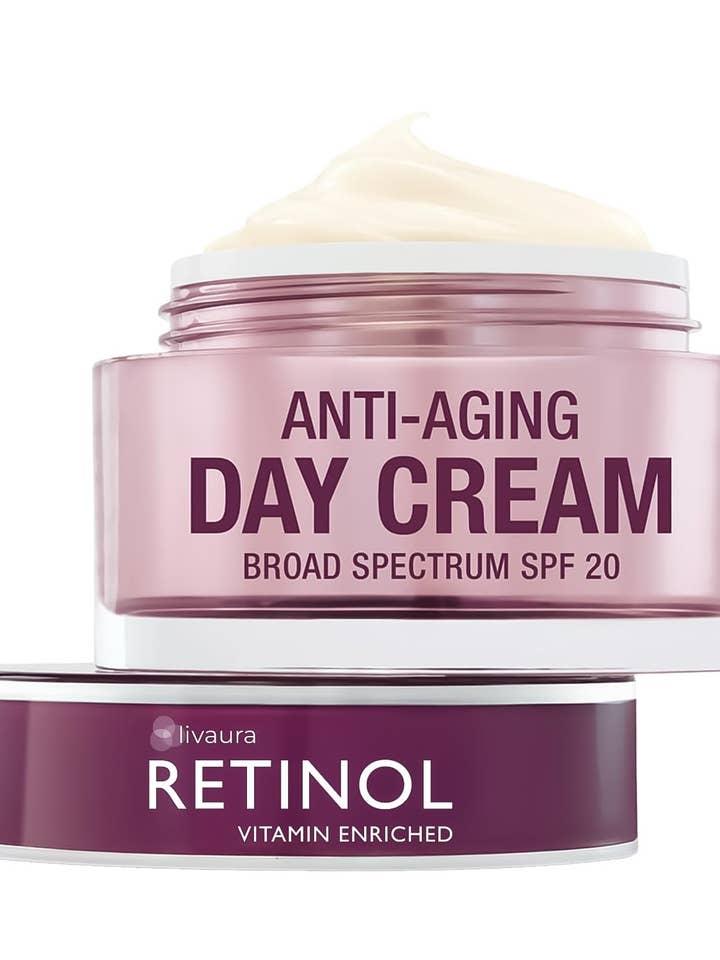 LIVAURA Retinol Day Cream Broad Spectrum SPF 20 for wholesale by Lifeable