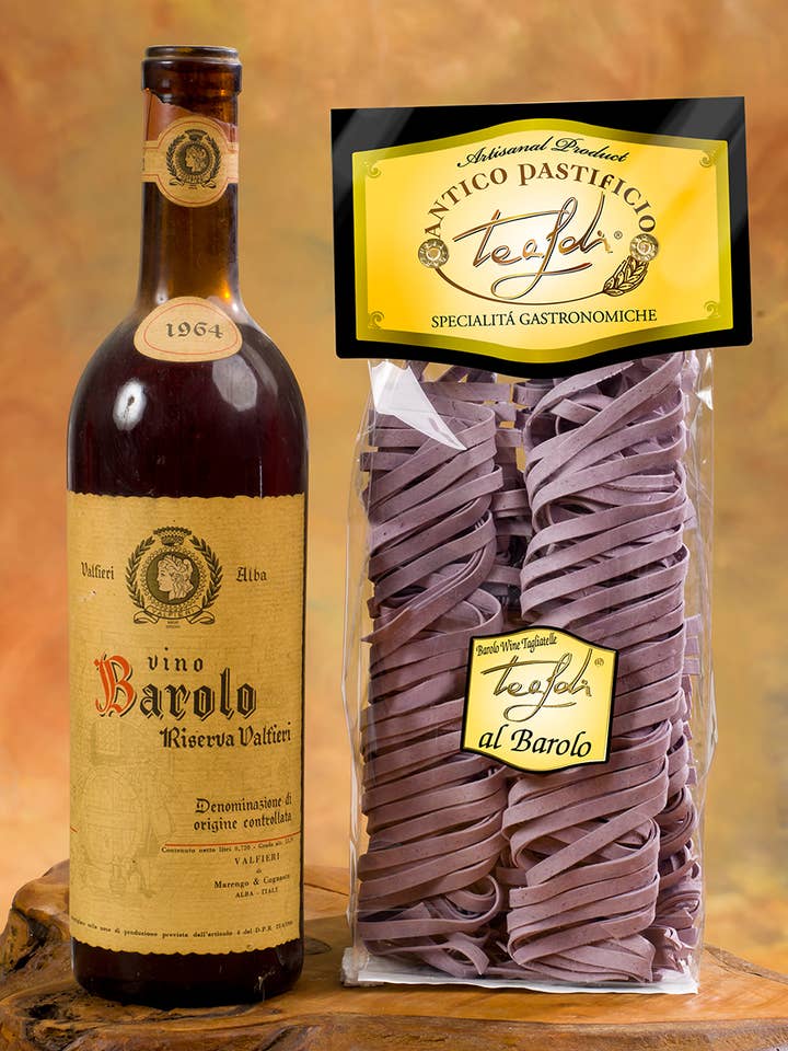 Tagliatelle Al Barolo 250g for engroshandel hos ANTICO PASTIFICIO TEALDI SRL (Tealdi)