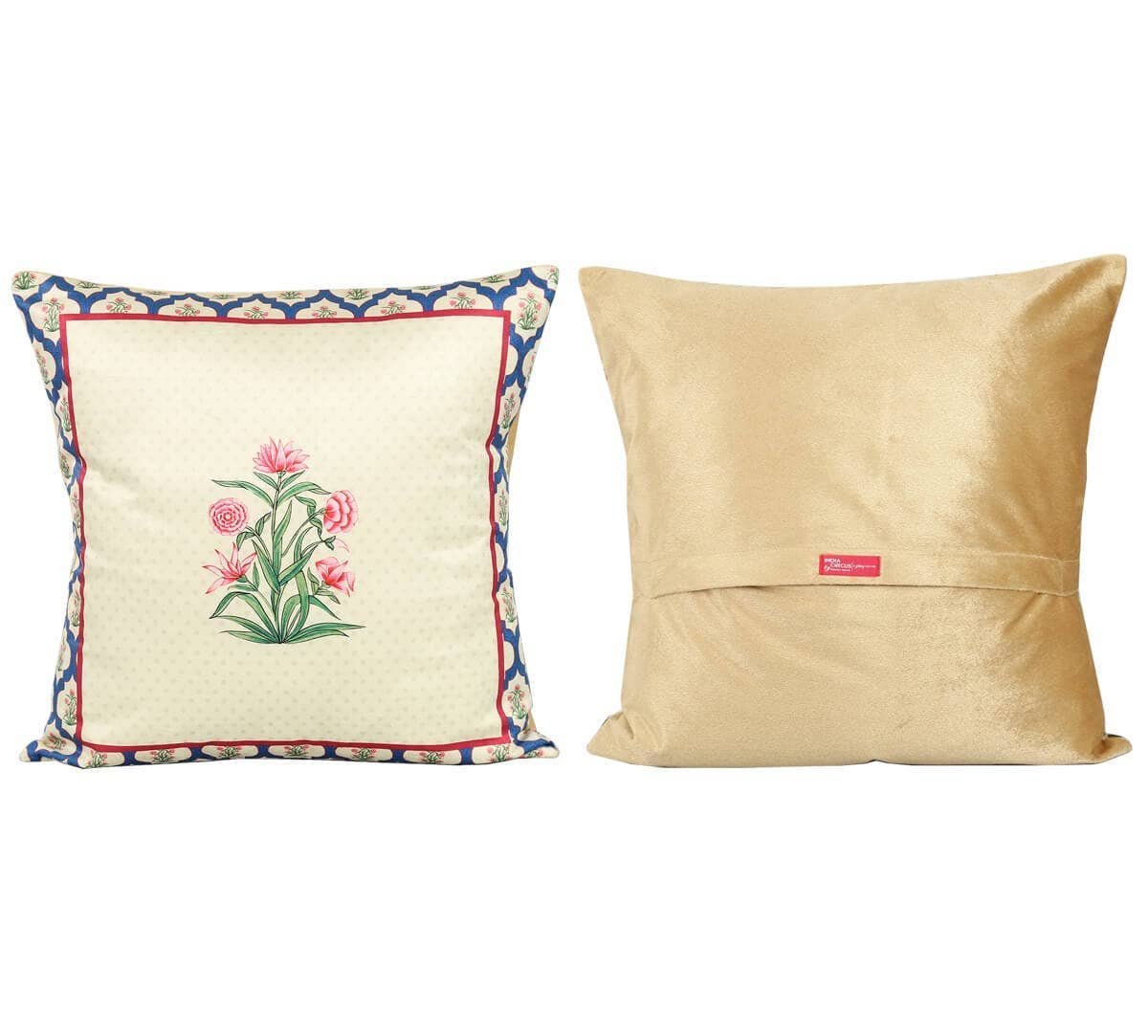 India Circus - Wholesale Throw Pillow Cover - Poppy Window 12" x 12" Velvet Cushion Cover Set of 56