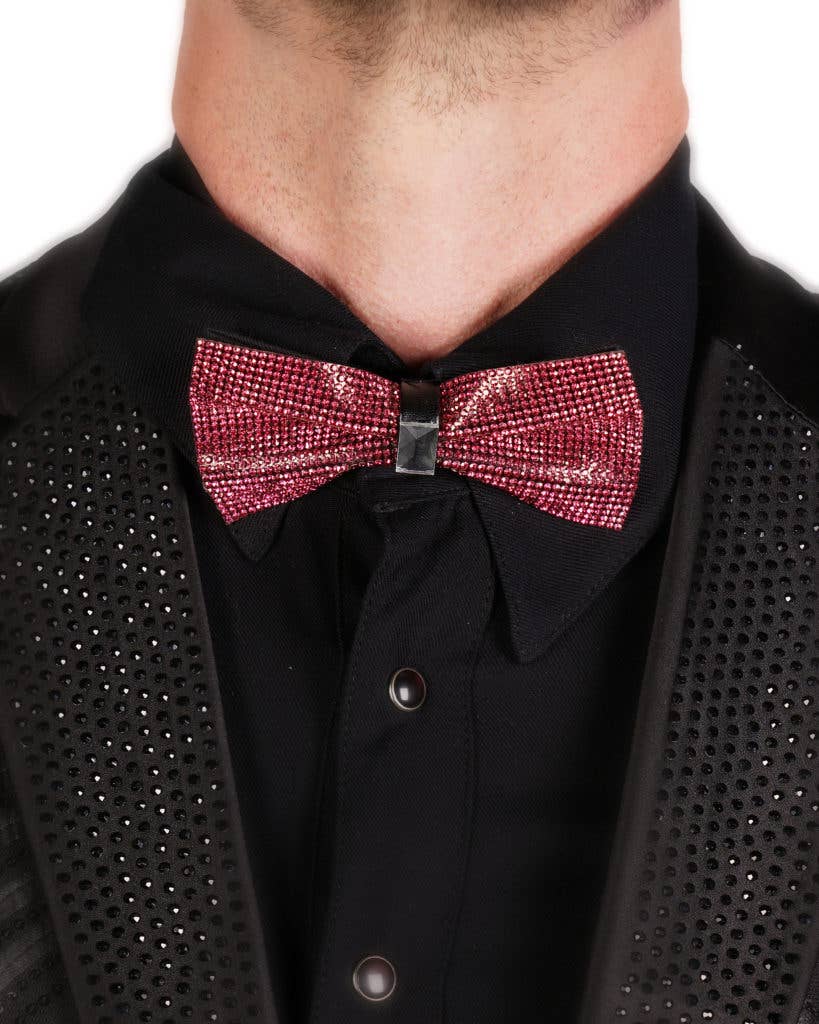 Western Fashion – wholesale Bow Tie - Men’s – SY107 - Rhinestone Bow Tie