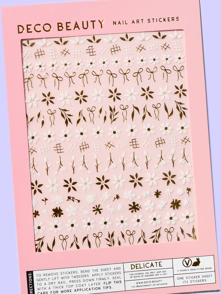 Nail Art Stickers - DELICATE for wholesale by Deco Beauty