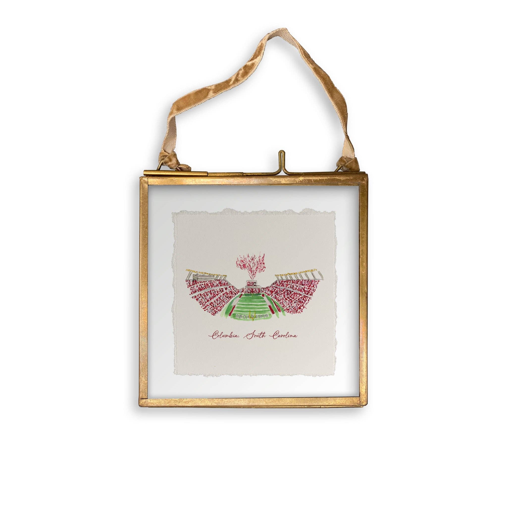 French Graffiti - Wholesale Tea Towel - Columbia, South Carolina Stadium12