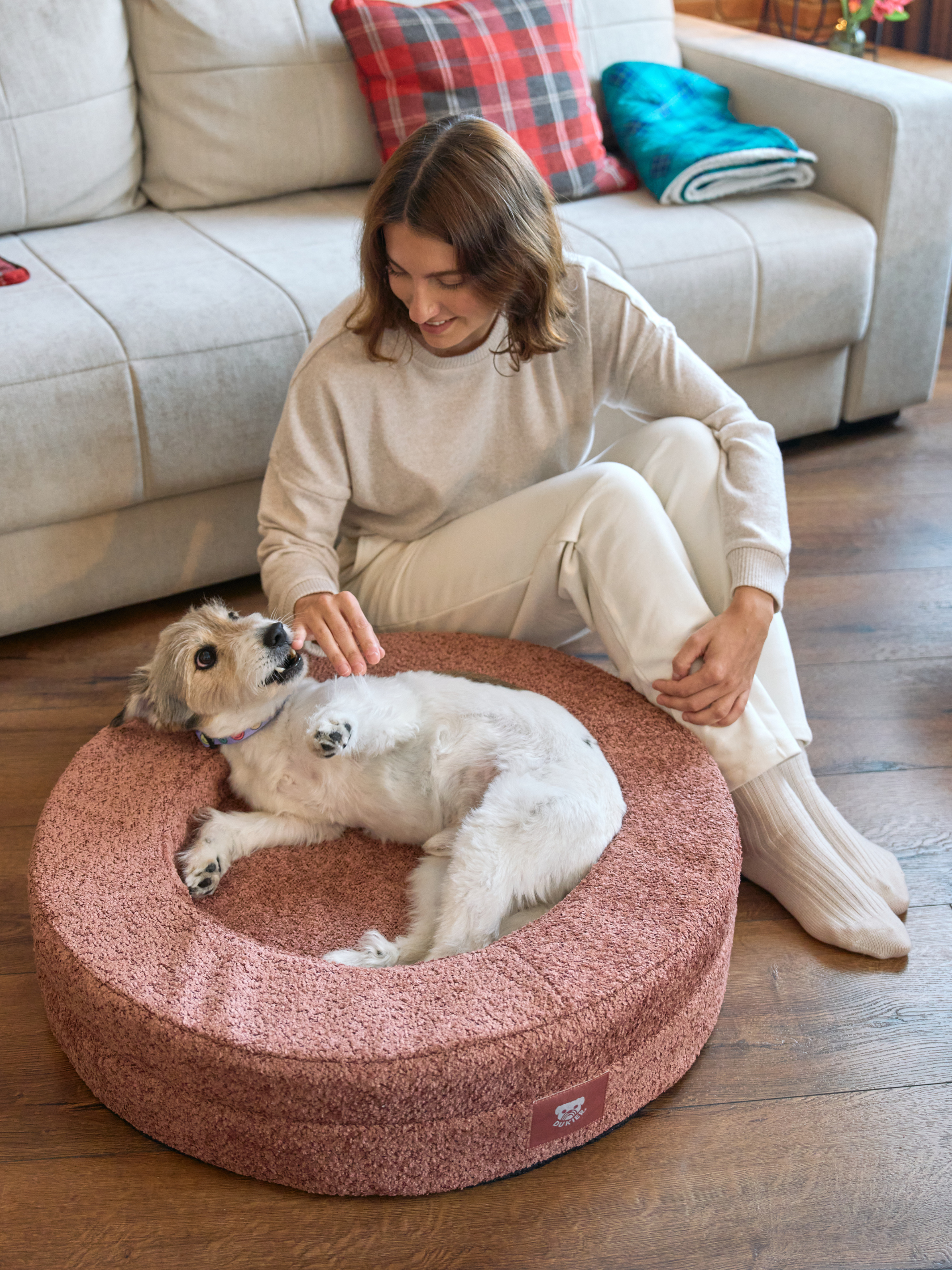 Dukier - Wholesale Pet Bed - Dog - DUKIER TERRACOTTA BED COVER6