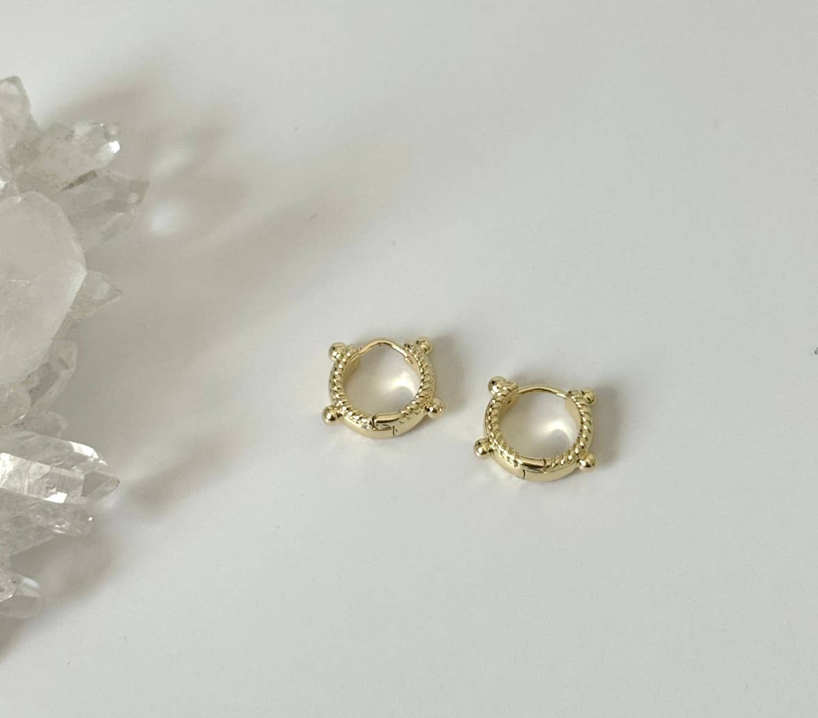 Tramps+Thieves - Wholesale Huggie Earrings - Nomi Hoops2