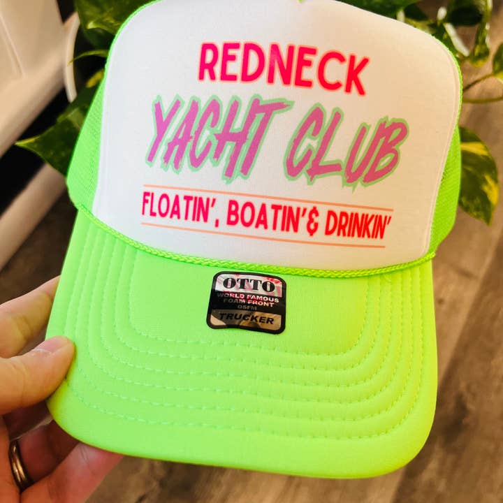H+P Wholesale - Wholesale Trucker Hat - Women's - Redneck Yaht Club Trucker hat
