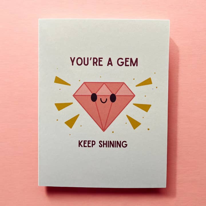 Tu es une gemme pour la vente par Bright Prints Club