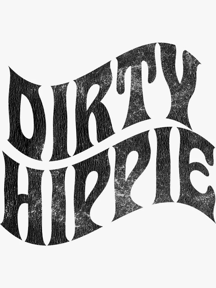 Dirty Hippie t-shirt voor wholesale door Hank & Scoot