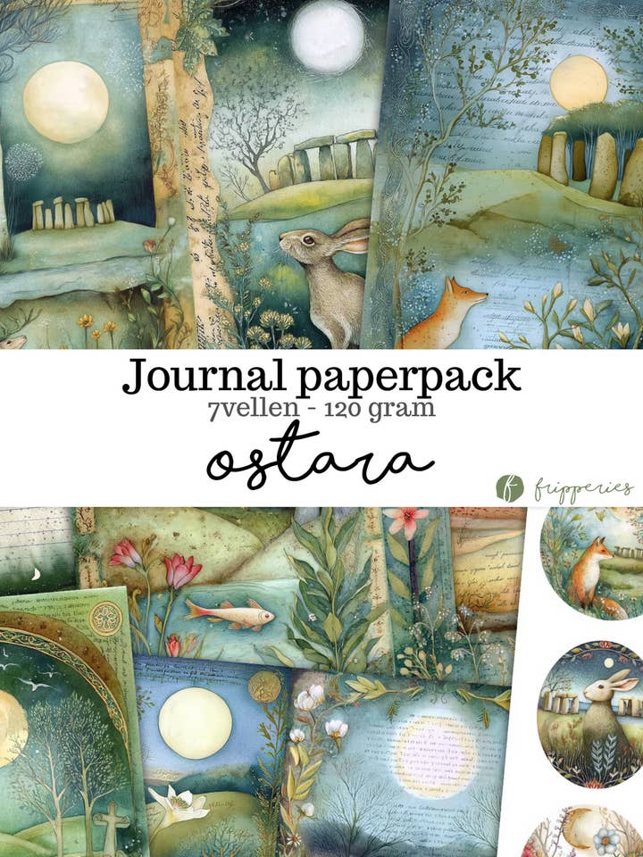 Ostara | Pack de papiers pour journal — fioritures pour la vente par Fripperies