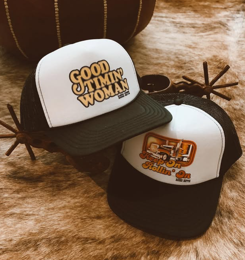 Rodeo Hippie - Wholesale Trucker Hat - Women's - GOOD TIMIN' WOMAN TRUCKER HAT2