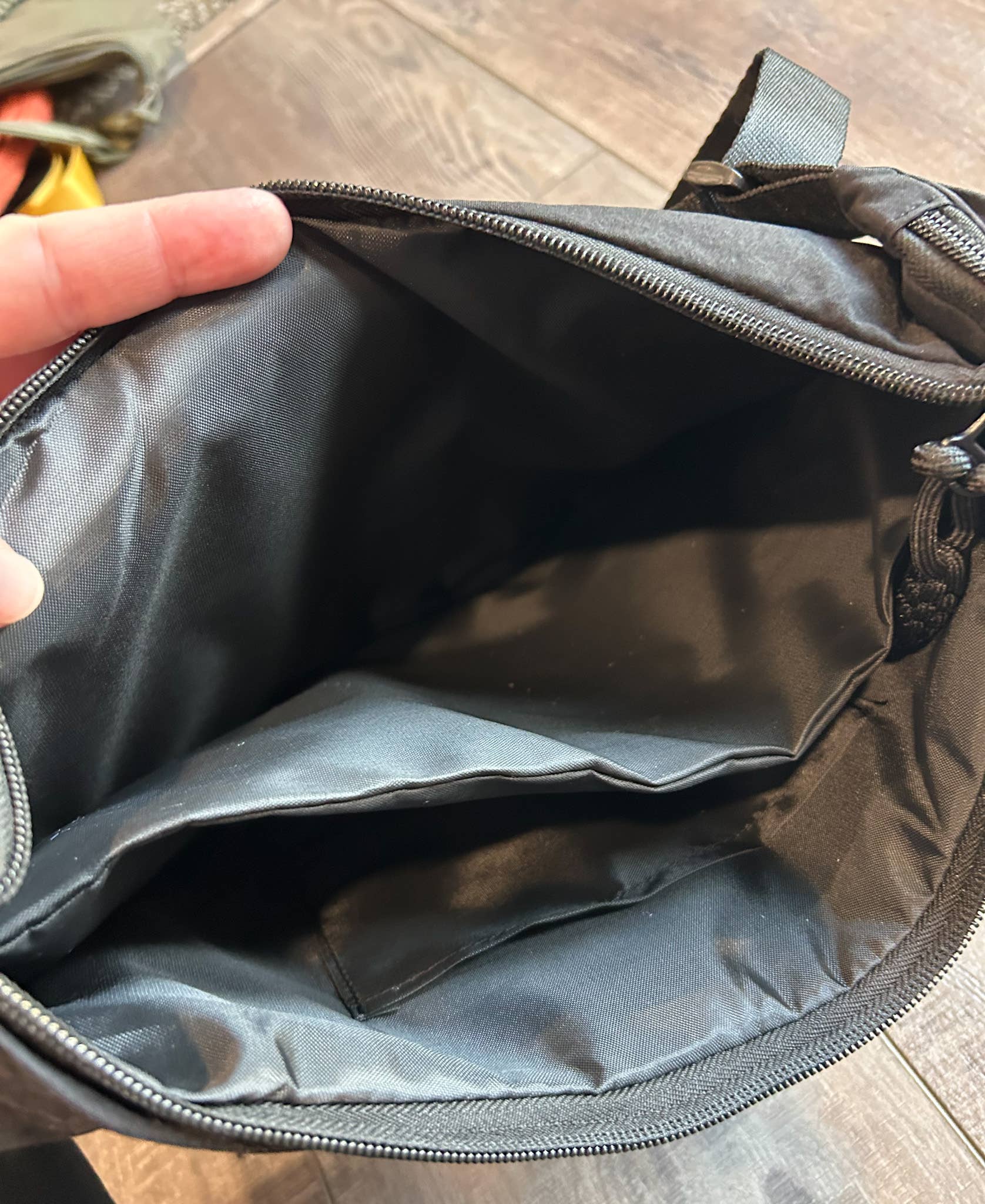 JILLIAN INK LLC - Wholesale Crossbody Bag - Women's - Large Nylon Crescent 3 Zipper Bag 6