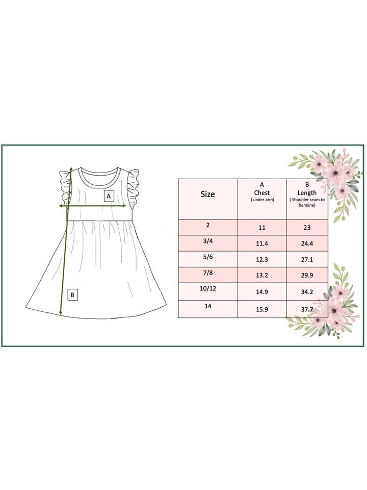 Adorable Sweetness - Wholesale Dress - Kids - Kids Blush Dainty Floral Claire Spring Easter Flutter Dress