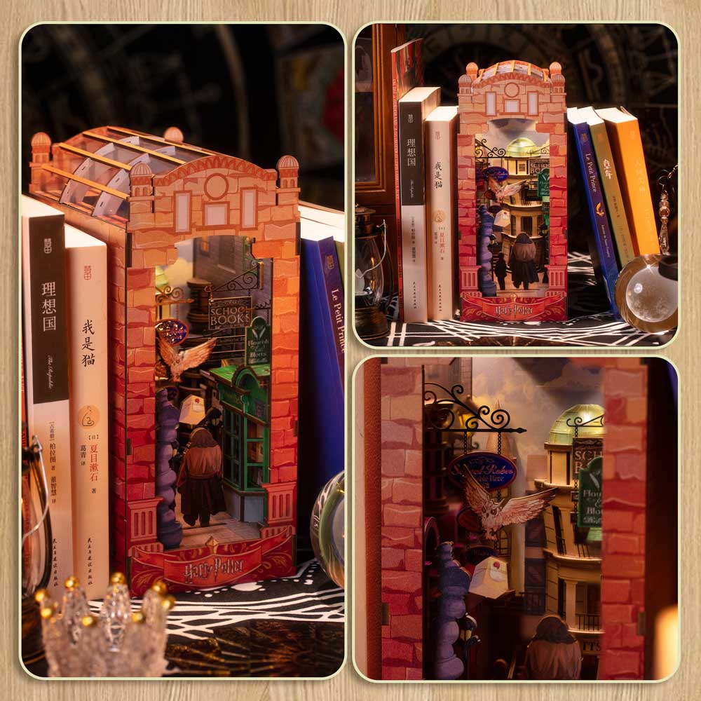 Crafthub - Wholesale DIY Craft Kit - Harry Potter: Diagon Alley - DIY Book Nook Kit4