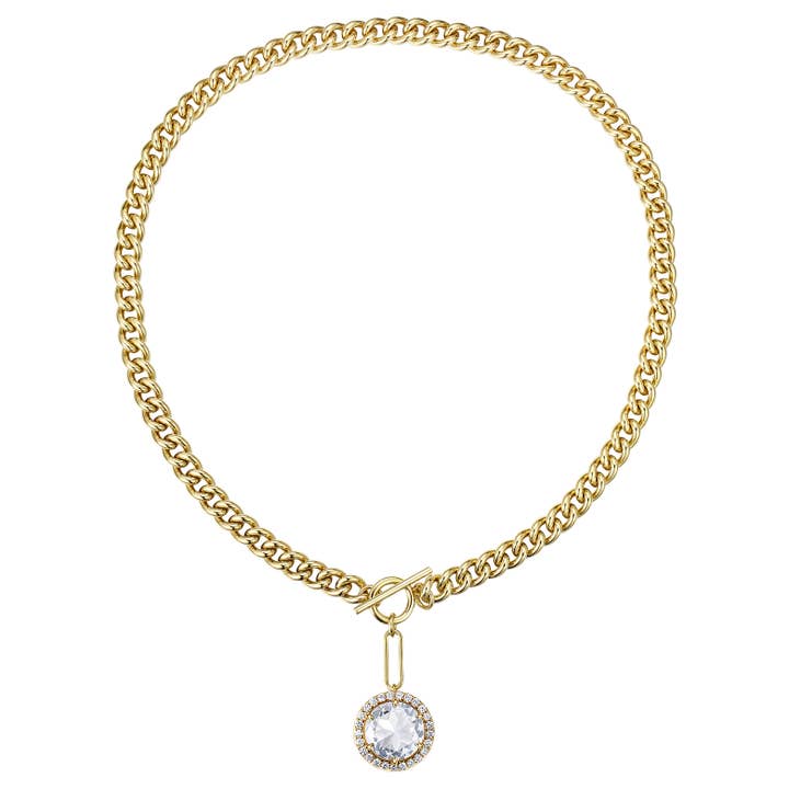 Collier Plaqué Or 14 Carats (3450) pour la vente par Rachel Glauber