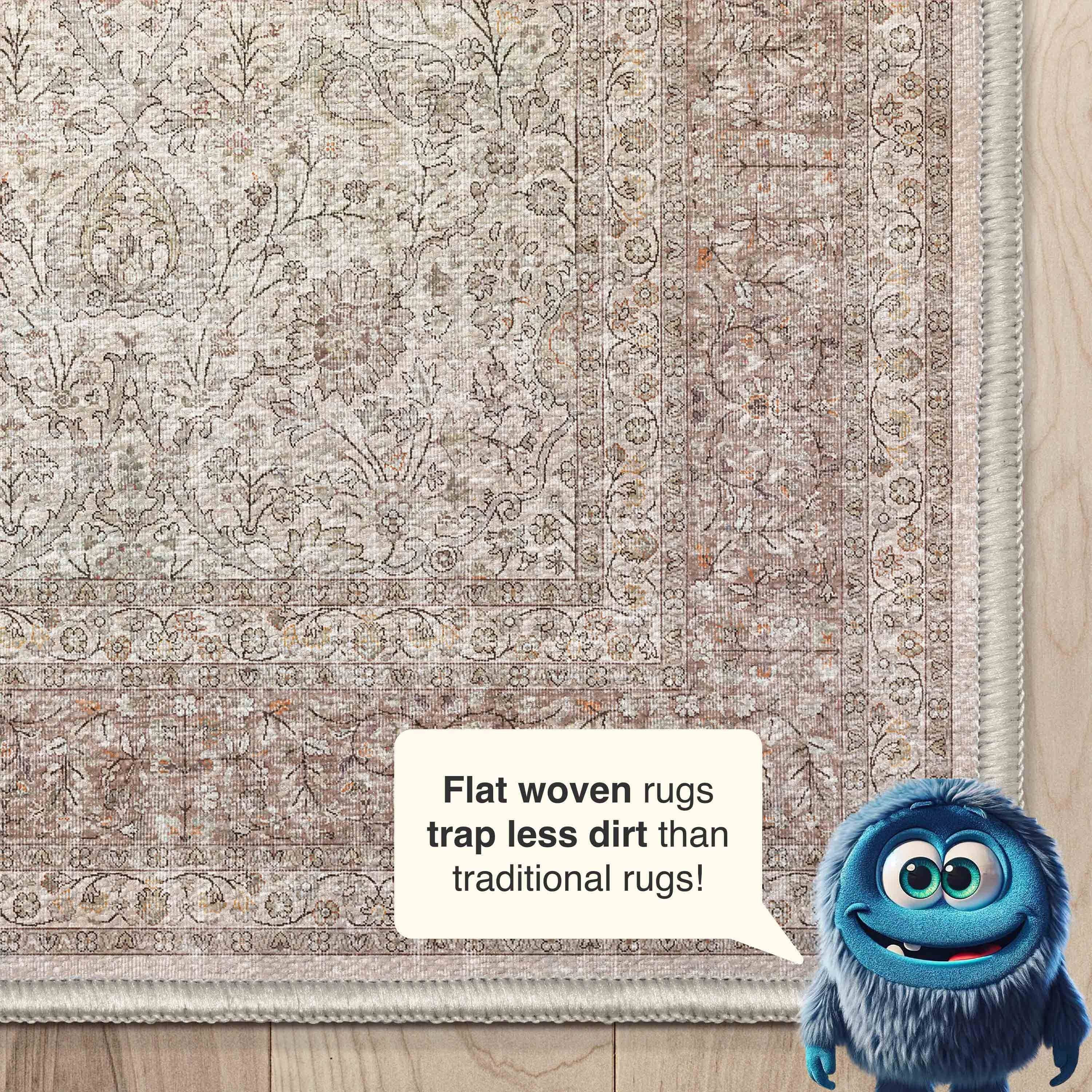 Well Woven - Wholesale Area Rug - Isolde Vintage Persian Oriental Flat-Weave Rug16