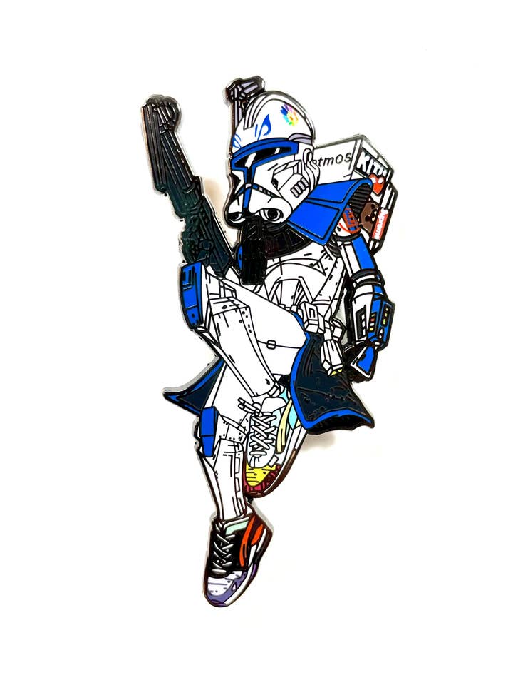 Épinglette en émail Captain Rex pour la vente par Pancho Abalos