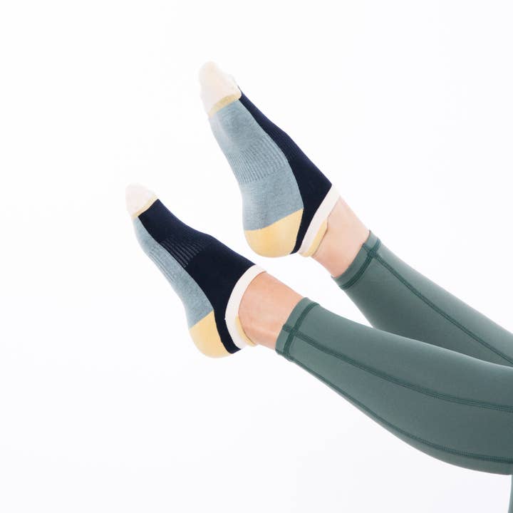 Woven Pear - Wholesale Socks - Unisex - Shorty Socks, Colorblock Set (Basics)