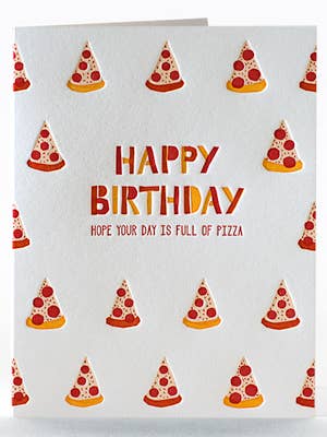 Bday, Pizza Birthday - Greeting Card for wholesale by Elum Designs