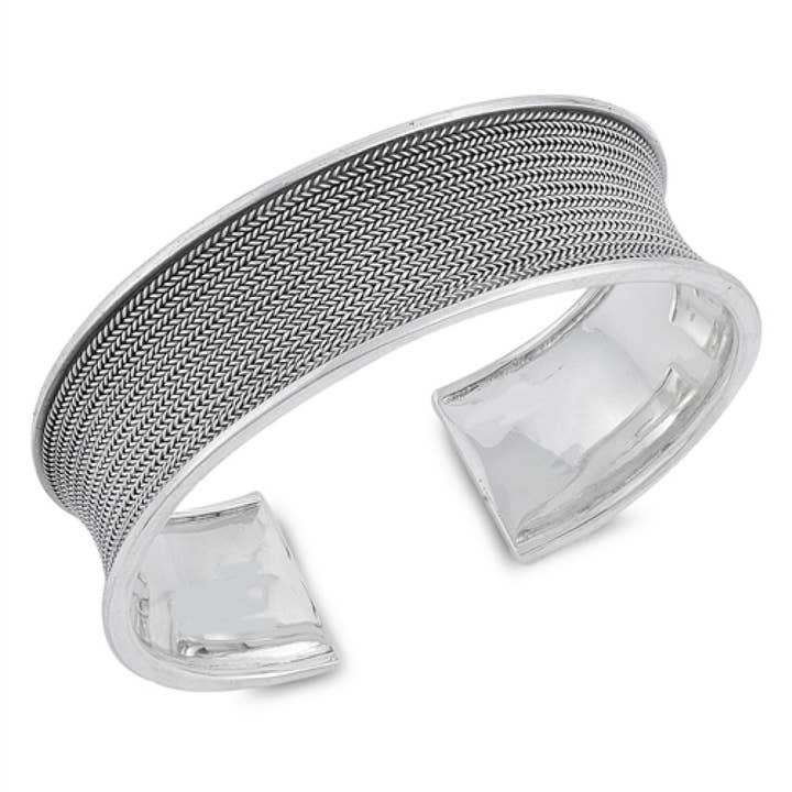 Armreif aus Sterlingsilber, gehämmertes Silberarmband, 925er-Silber-Armband für Männer oder Frauen, Boyfriend-Armreif, Geburtstagsgeschenk, Unisex für den Großhandel von CALIFORNIA TOE RINGS