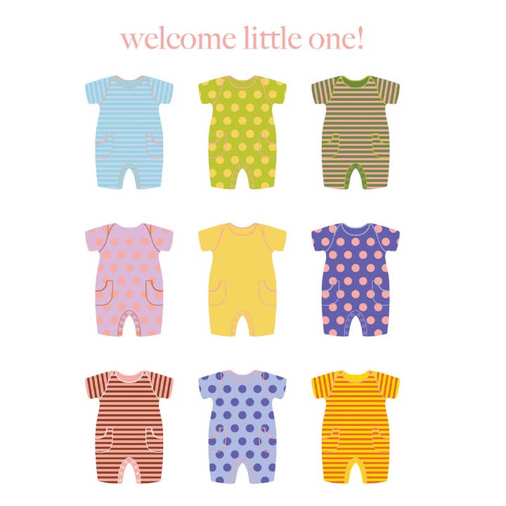 Roger La Borde - Wholesale Baby Card - Babygros Petite Card single - GCN 446