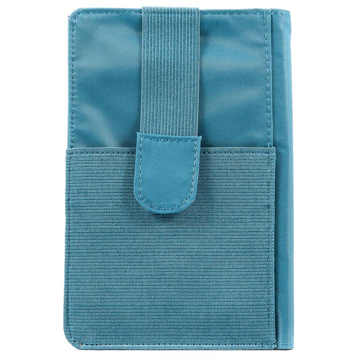Big Skinny Wallets - Wholesale Wallet - Unisex - RFID Blocking Plus Sized MyPhone Bifold Wallet - Ocean Blue1