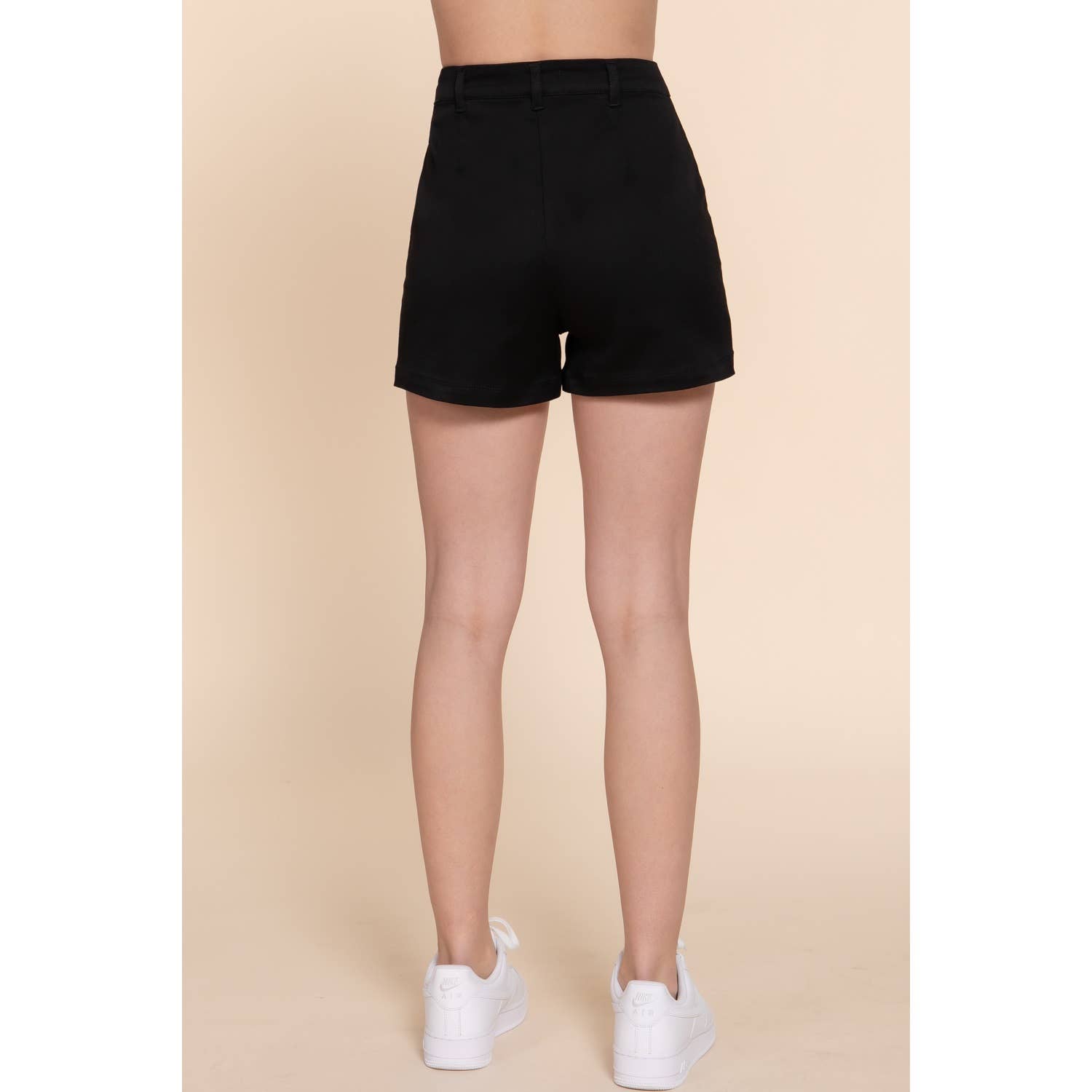Apolline - Wholesale Shorts - Women's - HIGH WAIST SIDE POCKET STRETCH SHORTS3