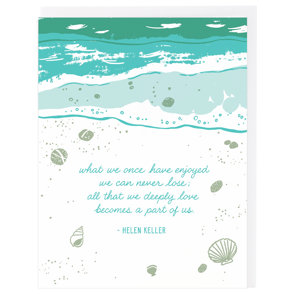 Smudge Ink - Wholesale Sympathy Card - Deeply Love Quote Sympathy Card2