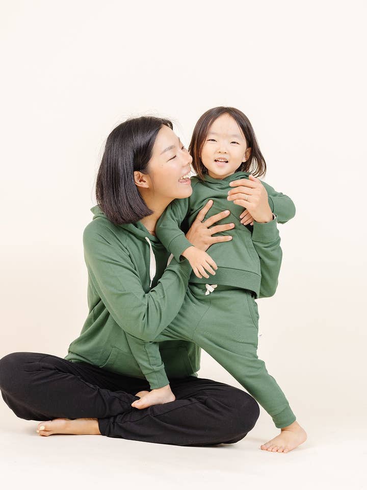 Lark - Wholesale Hoodie - Women's - Women's Coziest Hoodie in Moss2