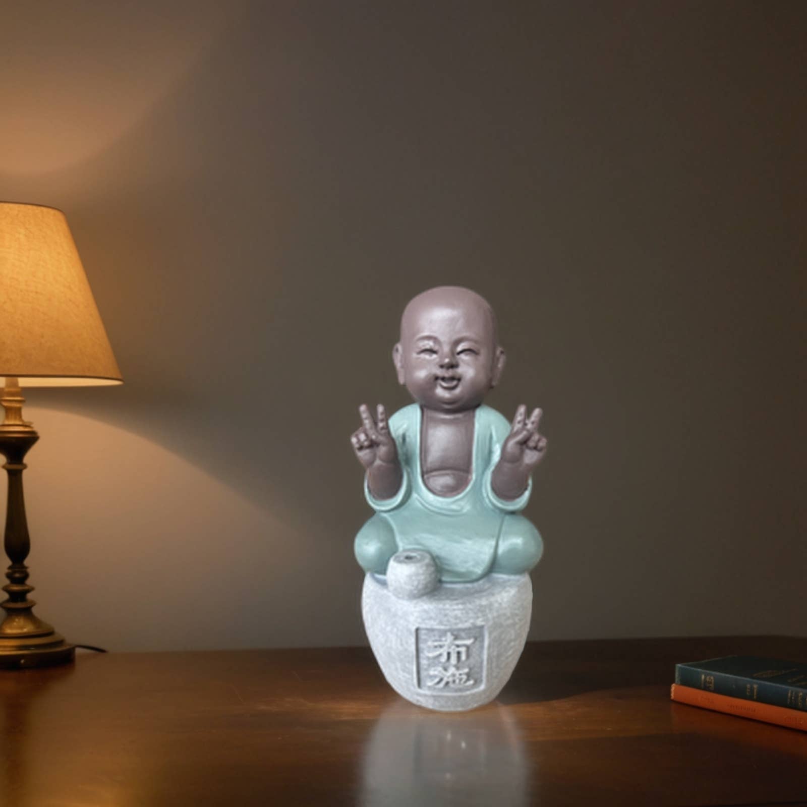 Zen'Arôme - Wholesale Ornament - Buddha Figurine Incense Holder Dana - Zen Meditation Buddha6