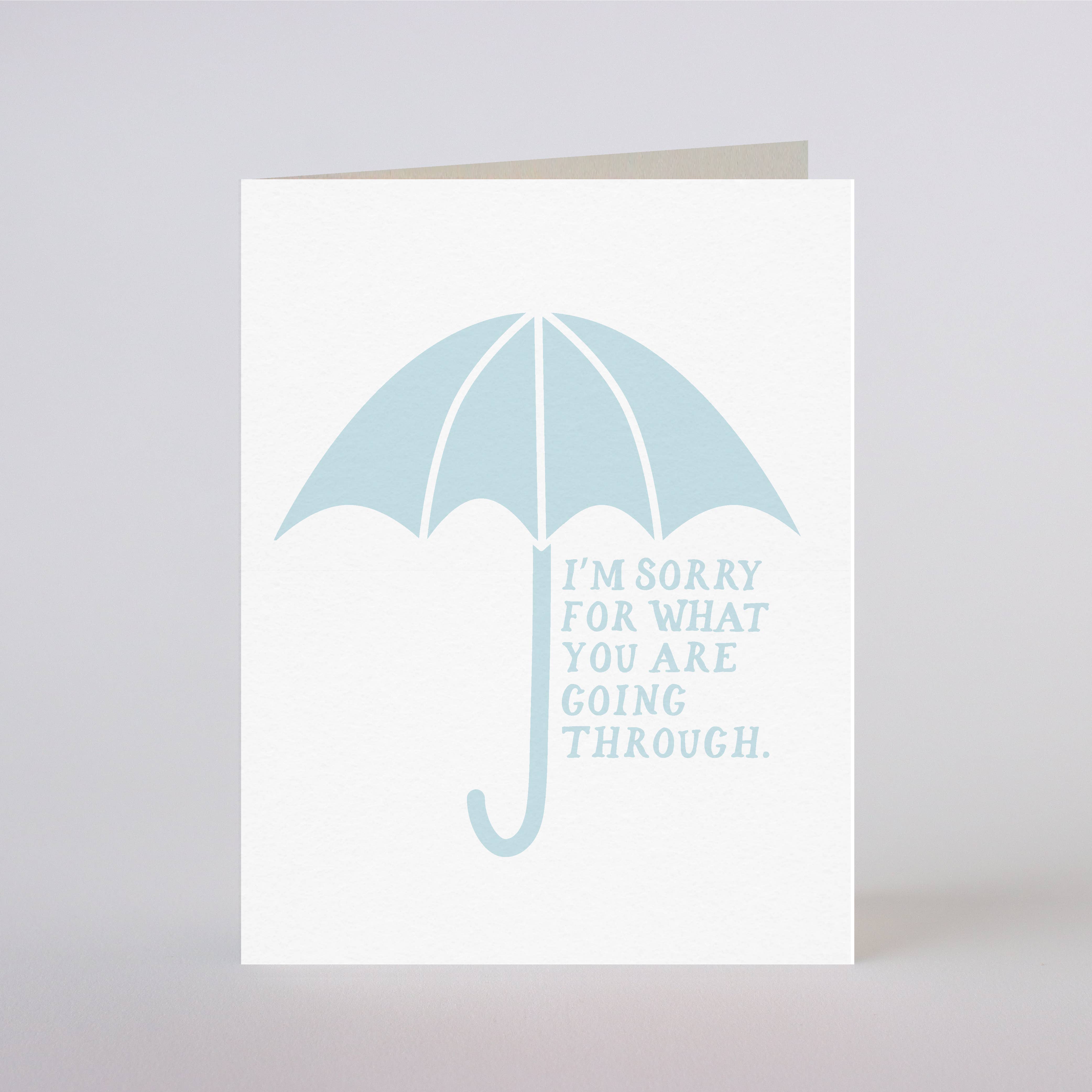 Mixtape Paper Co. - Wholesale Sympathy Card - GOING THROUGH - greeting card