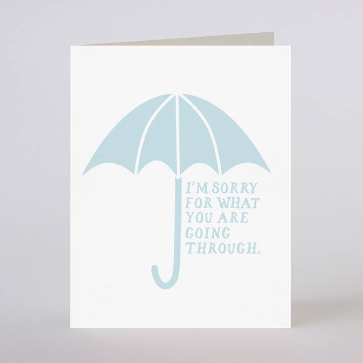 Mixtape Paper Co. - Wholesale Sympathy Card - GOING THROUGH - greeting card0