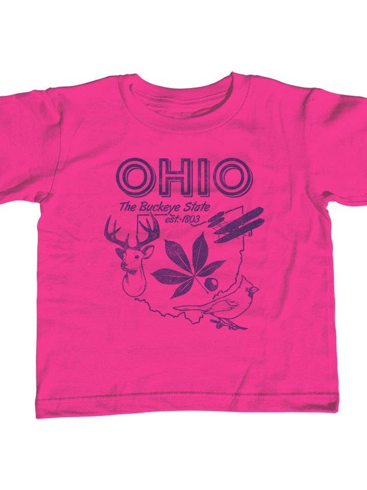 Youth Vintage Ohio State T-Shirt for wholesale by Boredwalk