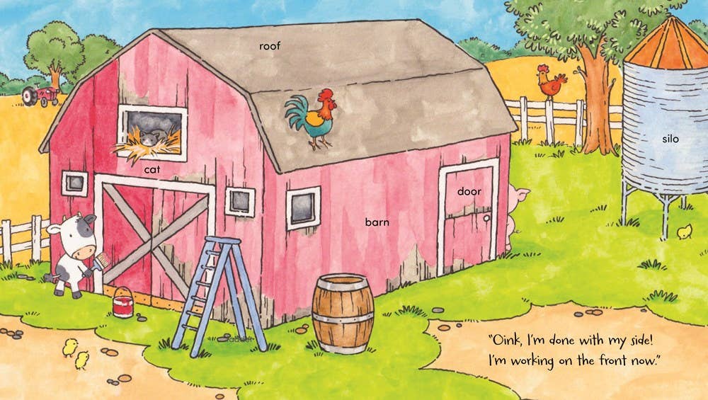 Gibbs Smith - Wholesale Baby & Toddler Book (0-2) - Oink and Moo Paint a Barn4