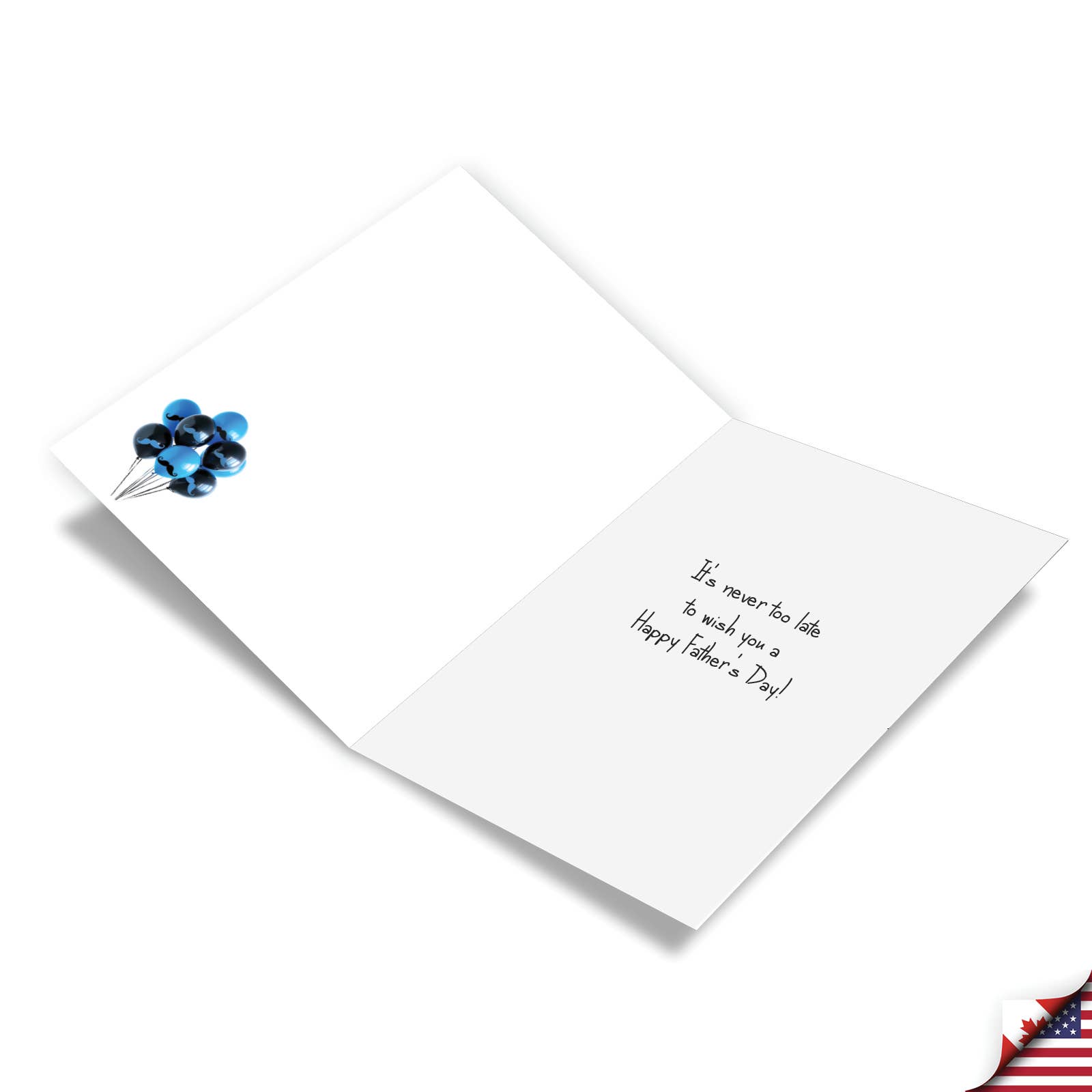 NobleWorks - Wholesale Father's Day Card - 1 Funny Father's Day Card - Never Too Late Dad - NobleWorks1