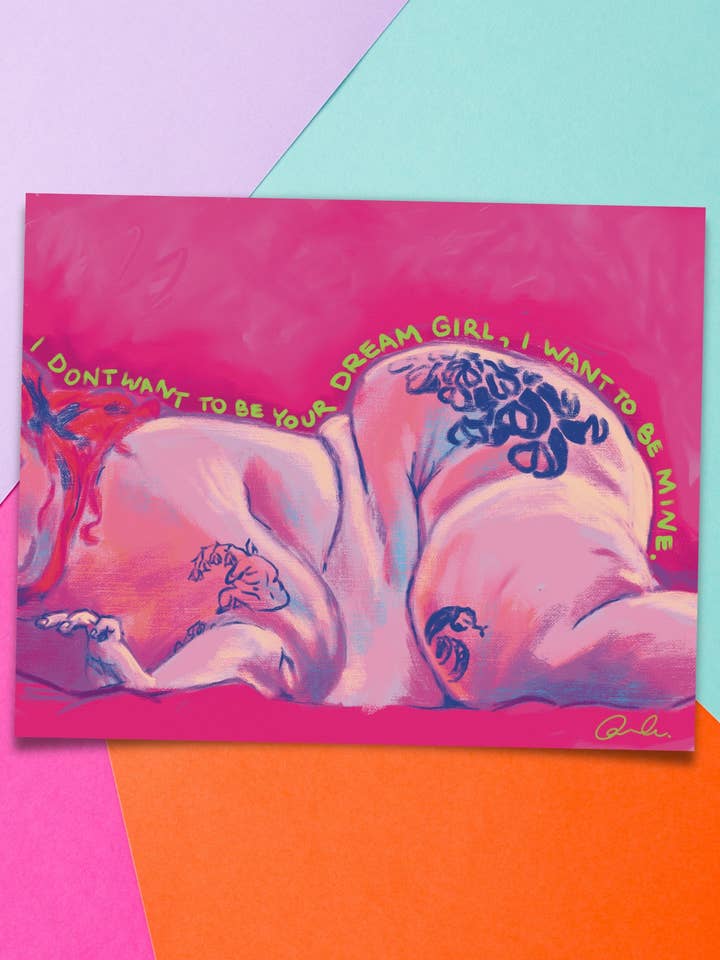 Dream Girl Print for wholesale by Chub Rub