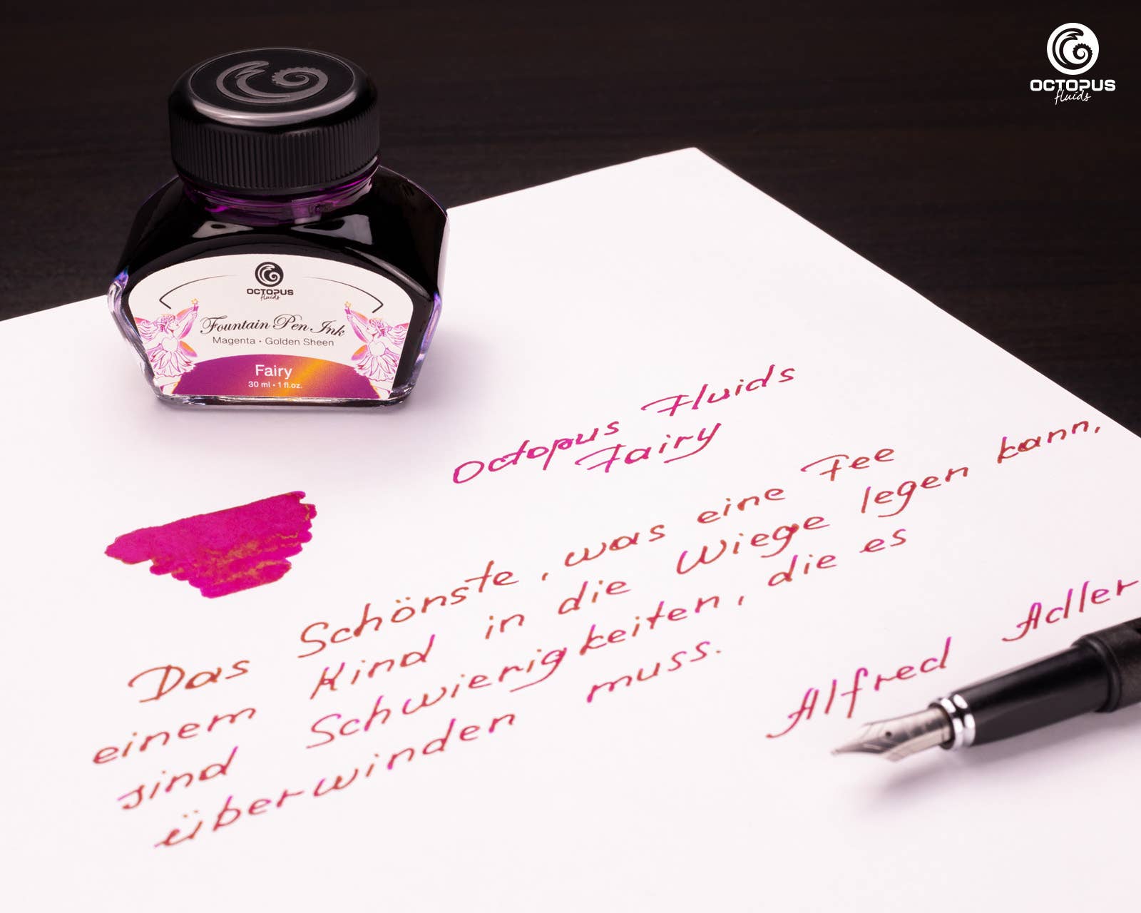 Octopus Concept GmbH – wholesale Writing ink – Sheen Fairy Violet Fountain Pen Ink 30ml3