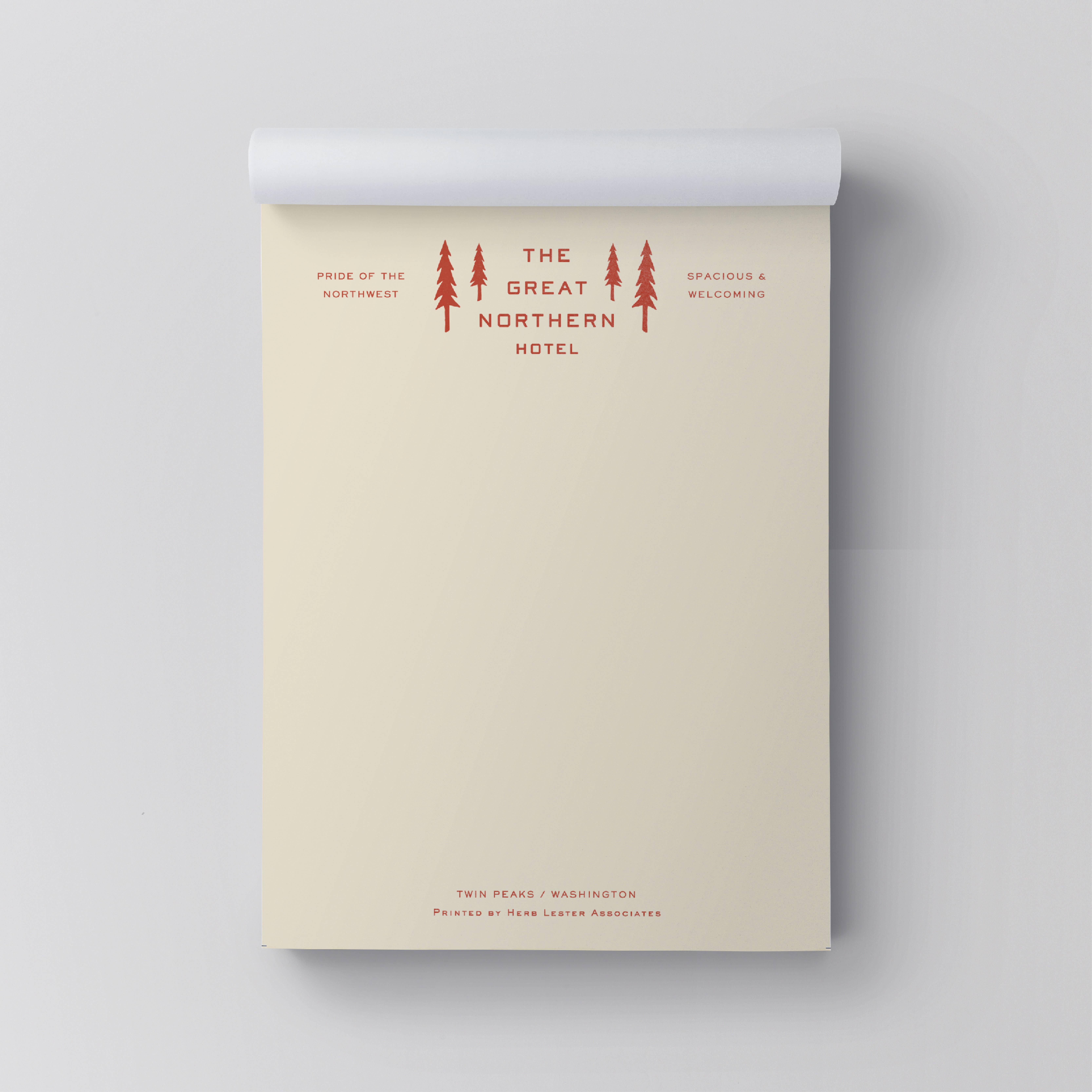 Herb Lester Associates - Wholesale Notepad - The Great Northern Hotel: Fictional Hotel Notepad Set