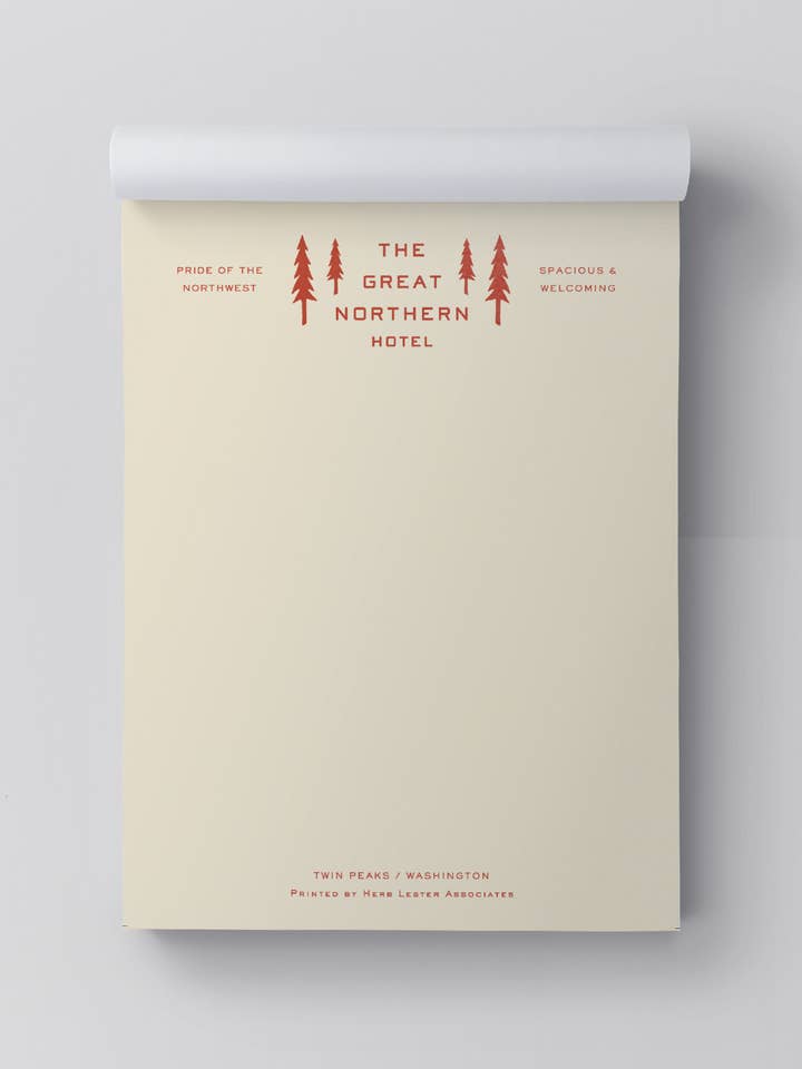 The Great Northern Hotel: Fictional Hotel Notepad Set for wholesale by Herb Lester Associates