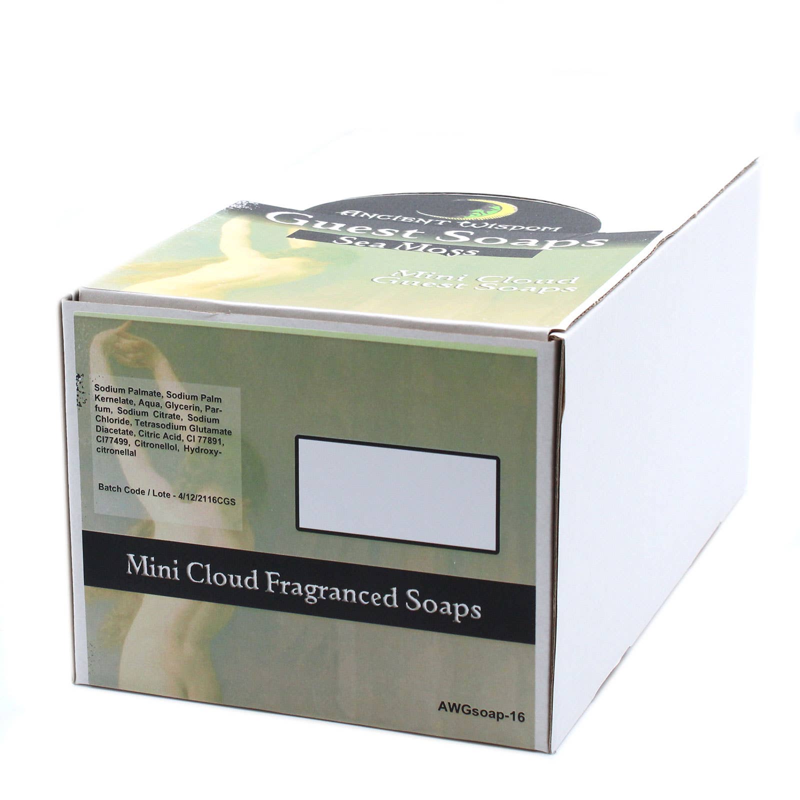 AWGifts Europe - Wholesale Bar Soap - Grey Cloud Guest Soap - Sea Moss1