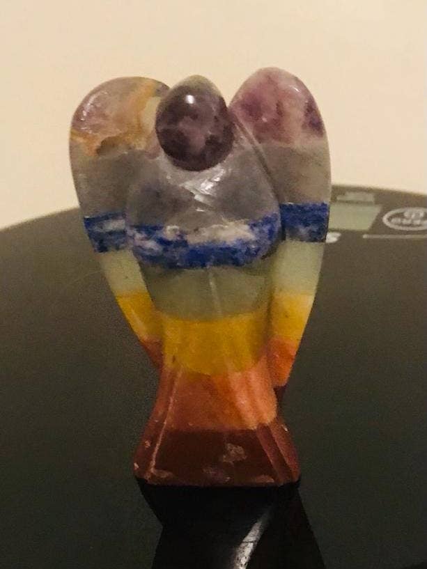 Anjo dos Sete Chakras, Anjo da Guarda de Pedras Preciosas de Cristal por atacado de jiomind