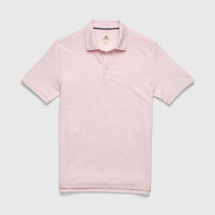 Ryan Pique Polo - Rose Chiné pour la vente par SURFSIDESUPPLY