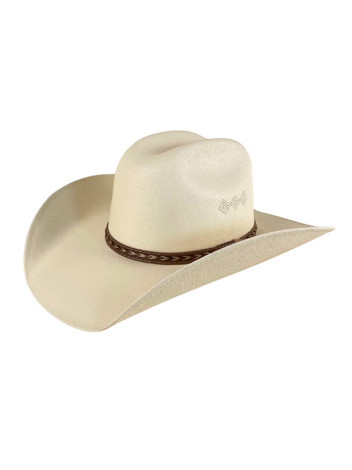 Imperfect Lonestar Structured Cowboy Hat - Ivory for wholesale by Wilder and Soul Wholesale Hats