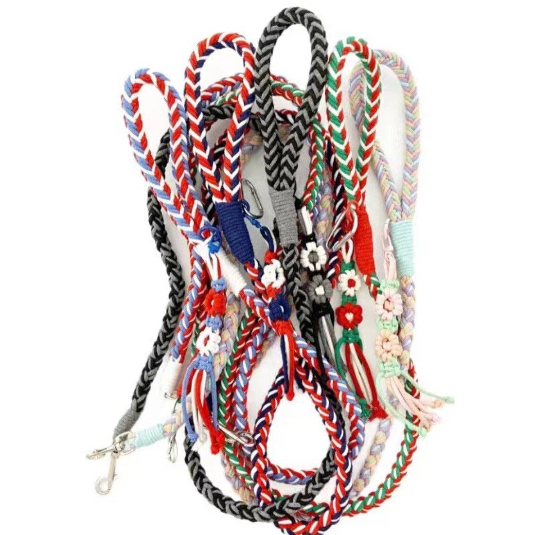 Cheerhunting - Wholesale Pet Leash - Dog - Loofie - 59in Pastel Braided Dog Leash6