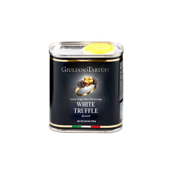 Zia Pia - Wholesale Olive Oil - White Truffle Oil in Tin 175ml by Giuliano Tartufi