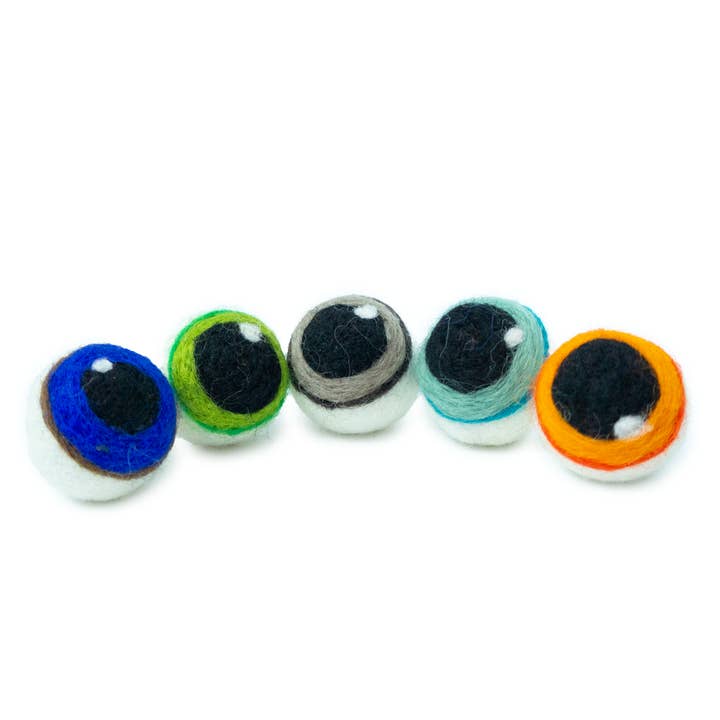 Friendsheep - Wholesale Pet Toy - Cat/Dog - Spooky Eyeball Eco Toys/Fresheners Set of 5