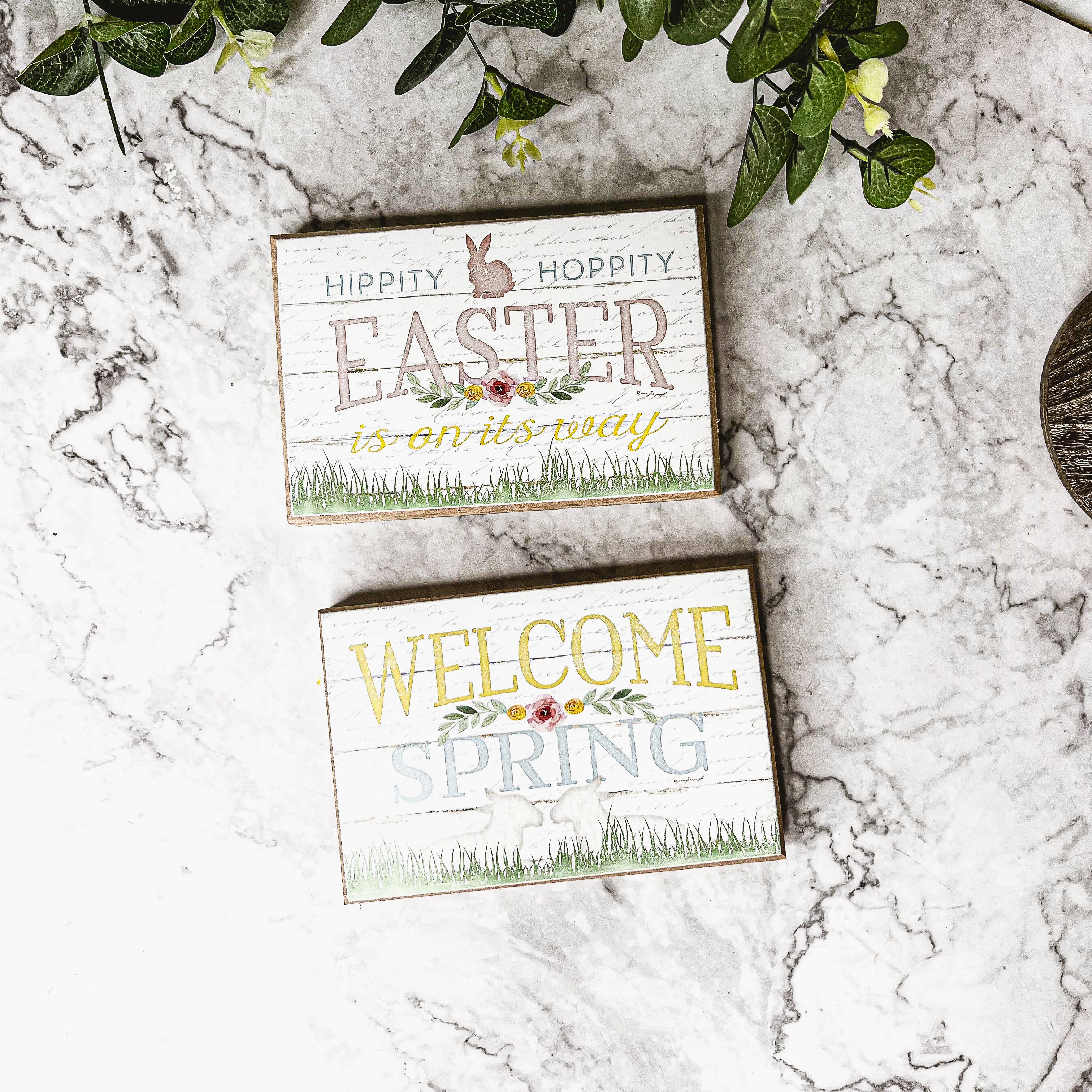 Gia Roma - Wholesale Sign - Easter Home Decor Signs Wooden, Easter Bunny Home Decor19