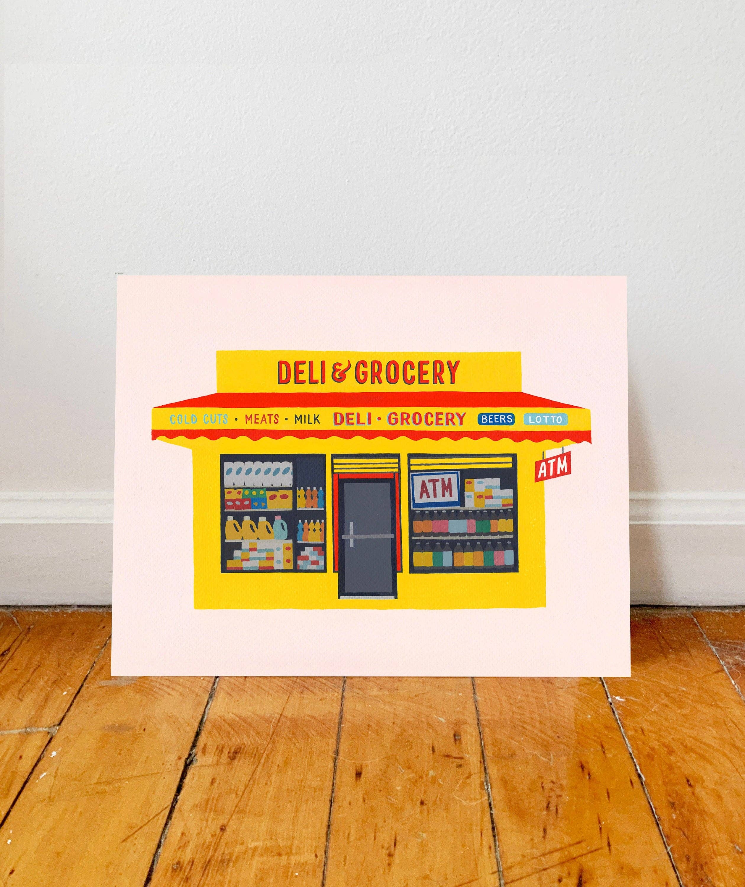 Jen Wang Studios - Wholesale Art Print - NY Bodega Print, NYC Wall Art, New York Illustration4