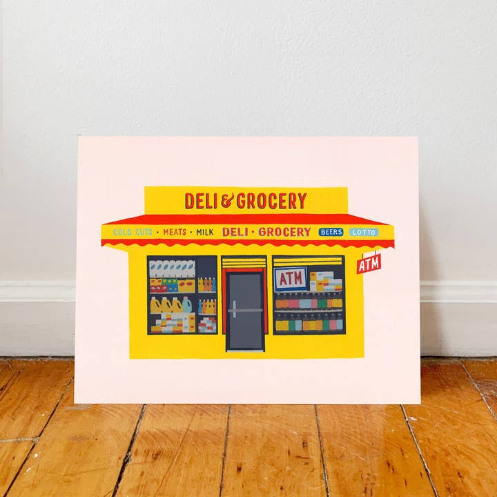 Jen Wang Studios - Wholesale Art Print - NY Bodega Print, NYC Wall Art, New York Illustration4