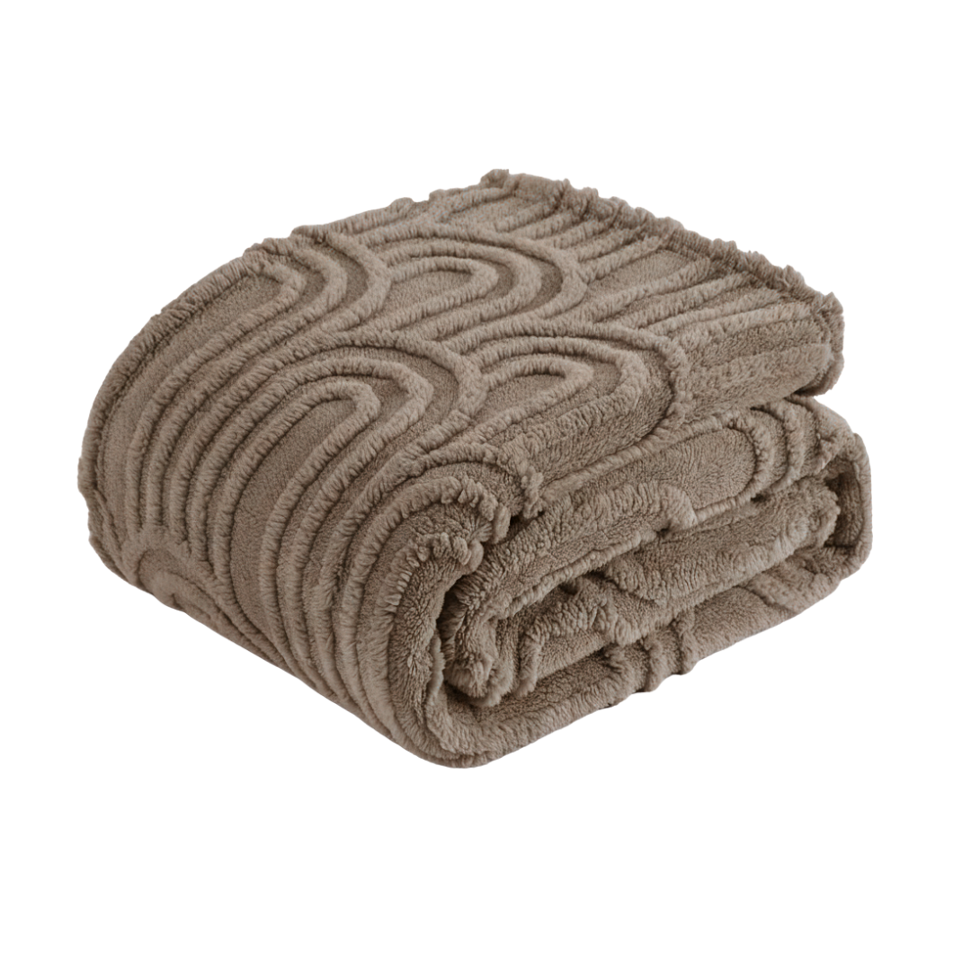 FLUFFERY - Wholesale Throw Blanket - Cozy Home Taffeta Fleece Blanket 130x150cm Single Layer 18