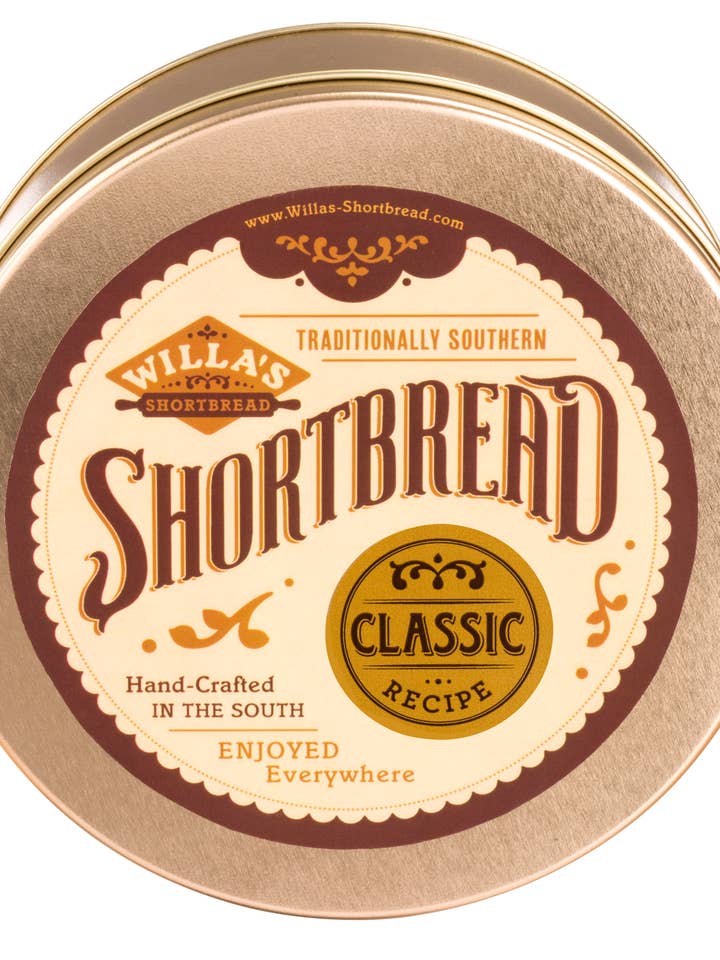 Classic Shortbread - Classic Tin for wholesale by Willa's Shortbread